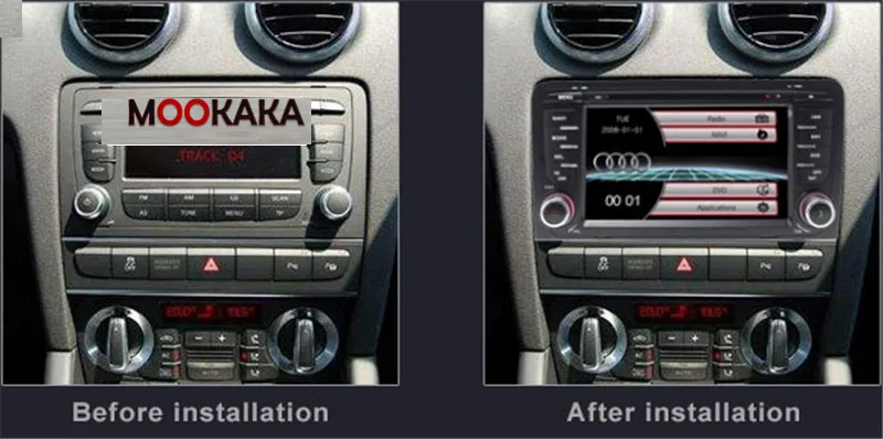 Android 10.0 4+64GB PX6 Built-in DSP Car Multimedia DVD Player Radio
For Audi A3 2003-2013 GPS Navigation Auto Stereo Head Unit