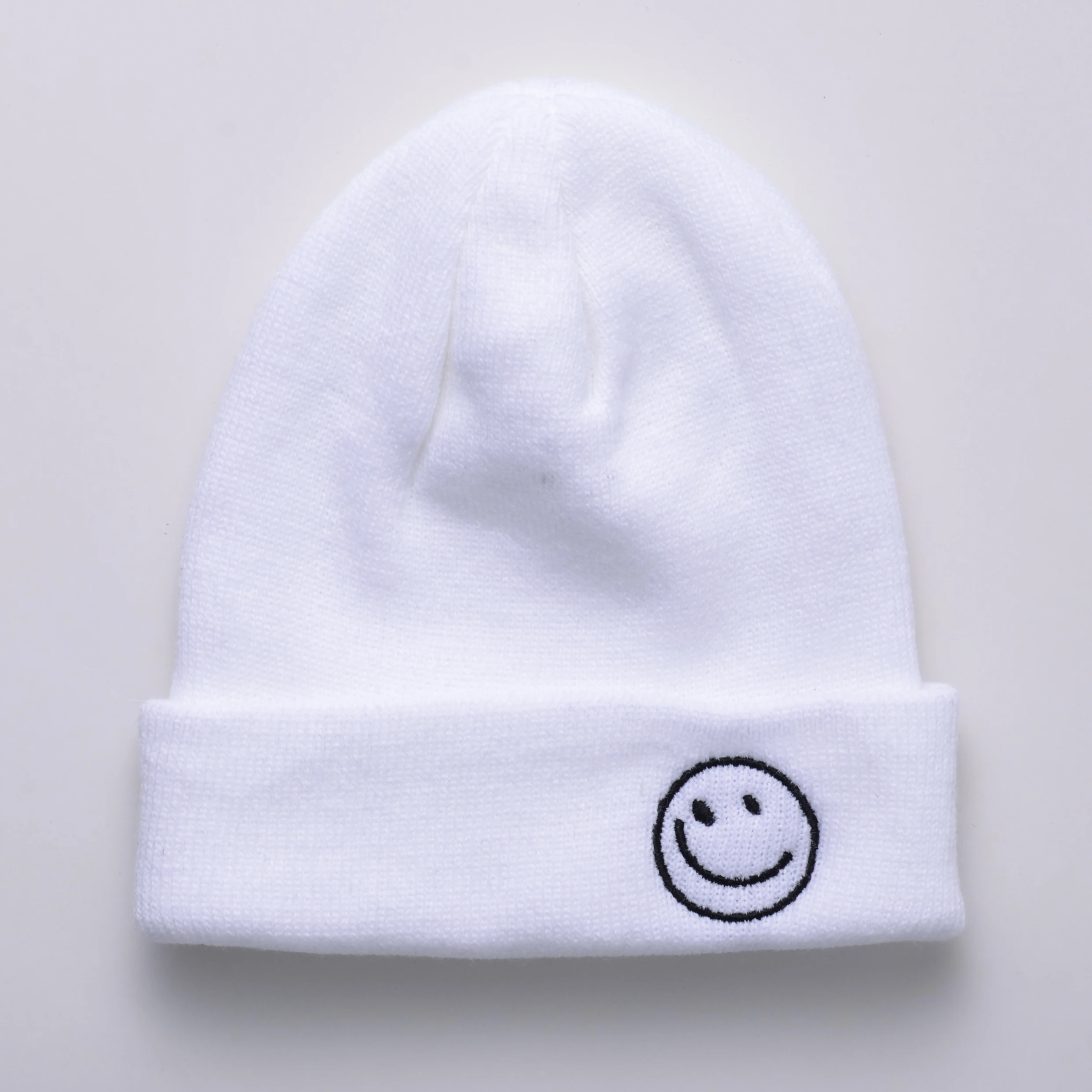 

[SMOLDER]New arrival Smile Knitted Beanie Adult Men Women Autumn Winter Hat Outdoor Sports Keep Warm hat