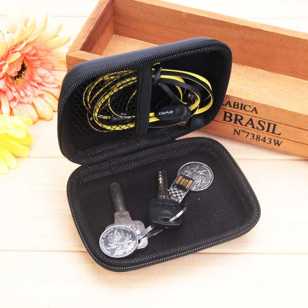 Мини-Чехол-держатель для наушников чехол хранения жесткий футляр аксессуары