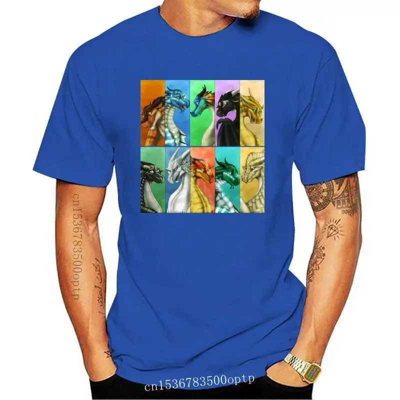 

Men's T-shirt Cartoon Fun 100% Cotton 2021 Brand Shy Dragonets Of Prophecy In Wings Of Fire men fashion T-shirt men