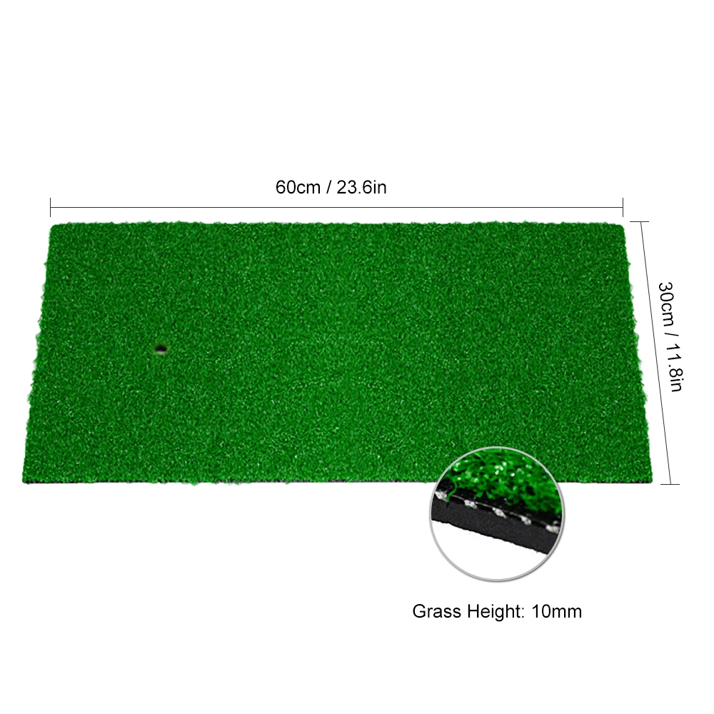 Коврик для гольфа 60*30 см Тренировочный ударов 10 мм искусственный газон