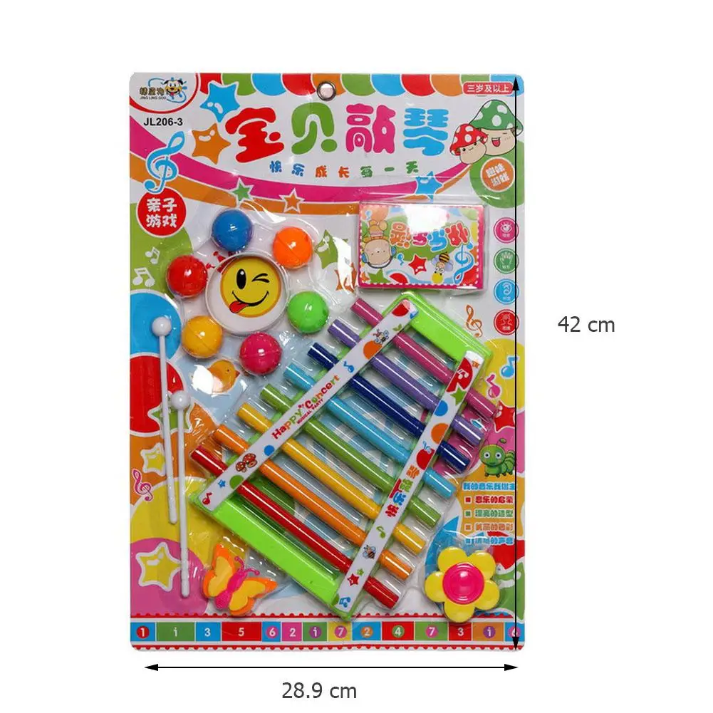 

Children Octave Hand Knock Piano Musical Instrument Board Educational Toys Suitable For Baby Music Enlightenment Random Color