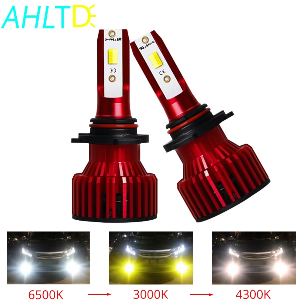 2X S6 авто светодиодный фар H8 H7 H11 9005 H4/HB2 9006/HB4 5202 72 Вт/заданная величина 6000lm12V лампа светодиодная фара для автомобиля со светодиодными кристаллами для dodge ram 1500