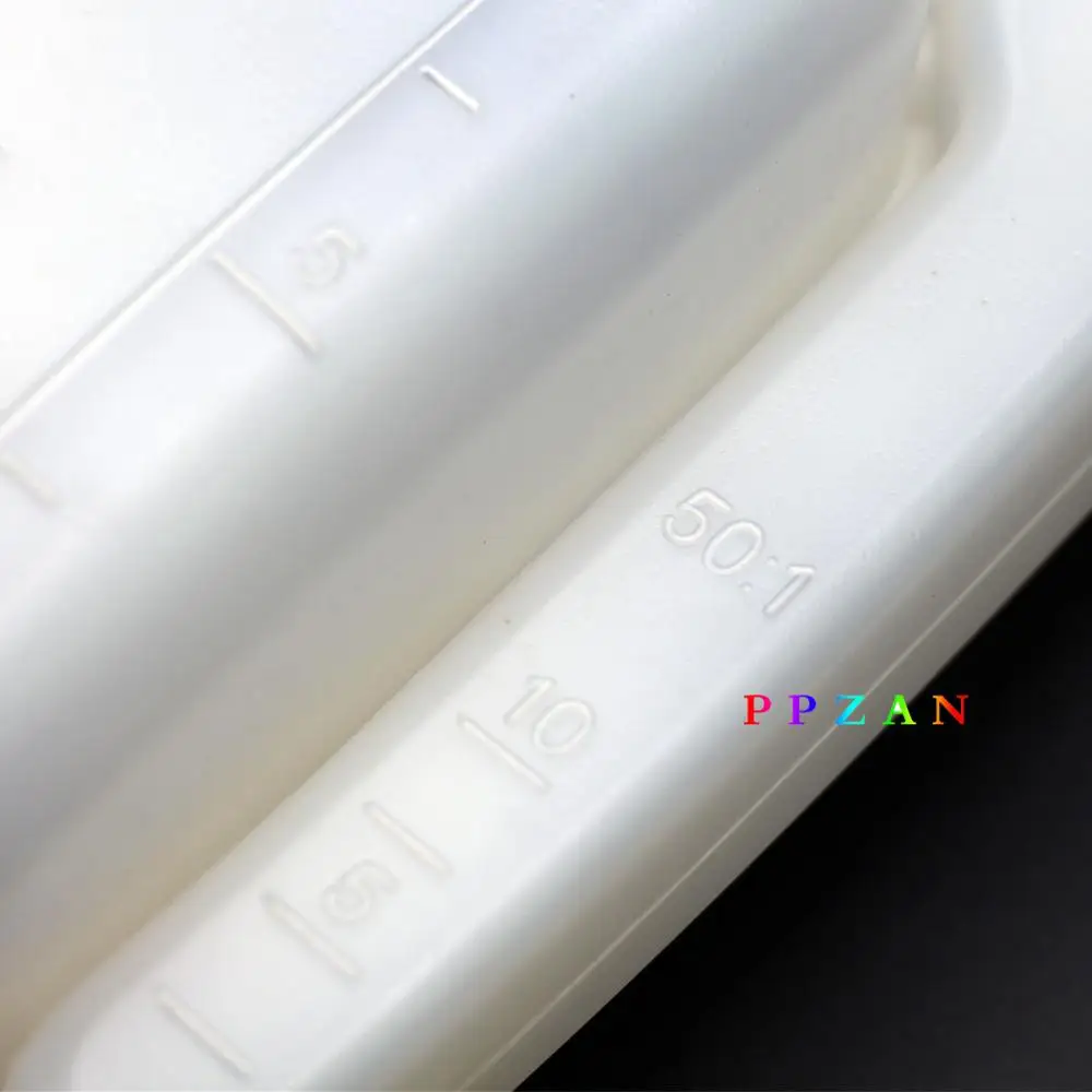 2 тактный топливный бензиновый брикет емкость 1 л контейнер 25:1 50:1 для стриммера