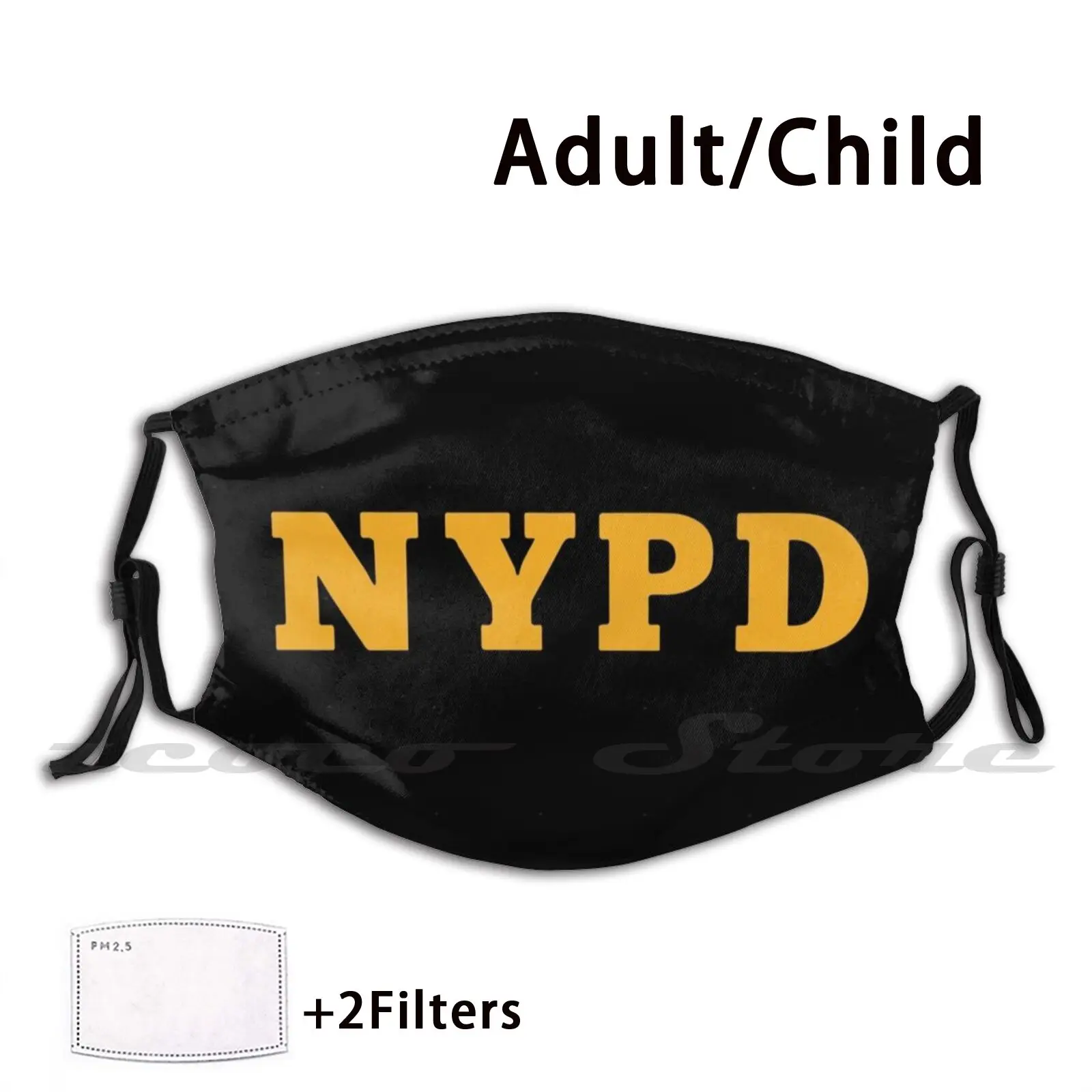 Маска для взрослых и детей моющаяся Pm2.5 фильтр логотип креативность Ny Нью Йорк