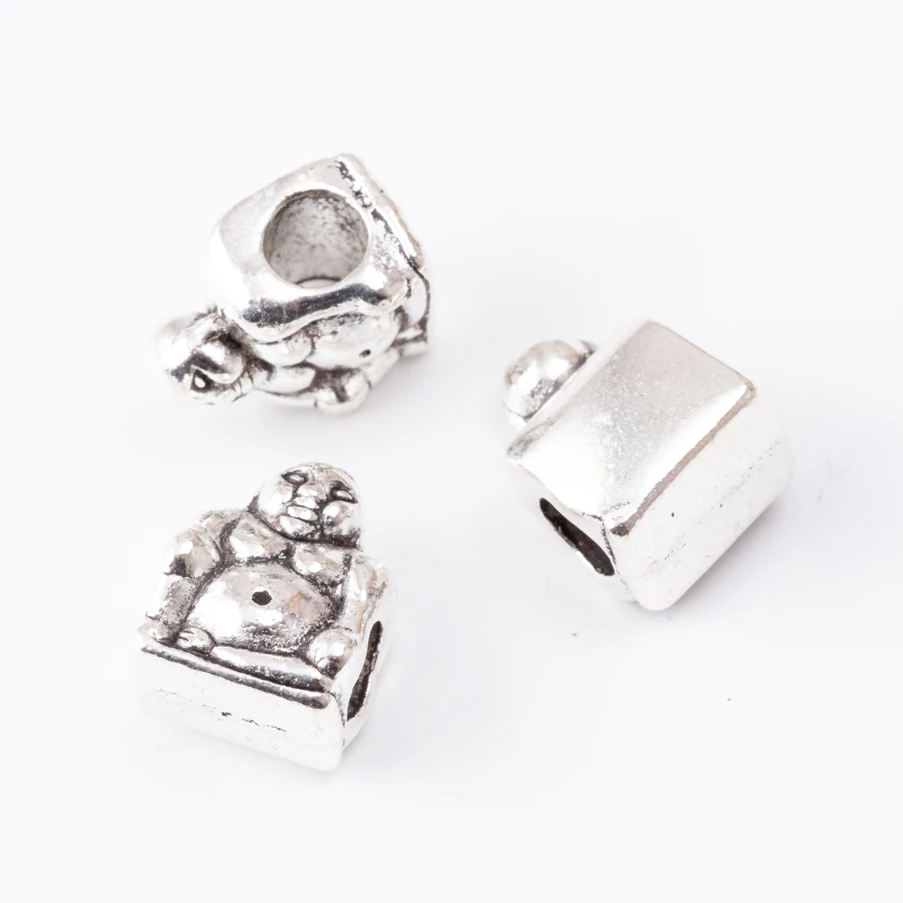 Бусины россыпью Будды 20 шт. тибетские серебряные бусины ювелирные изделия из