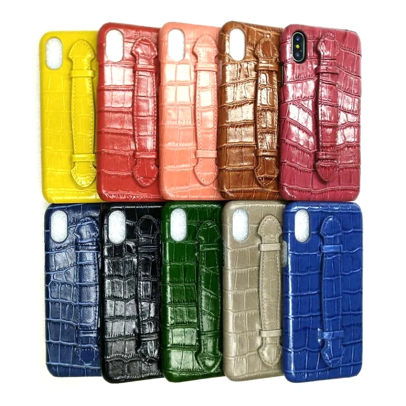 10 шт./партия основная подлинной кожаный ремешок держатель чехол для iPhone X XS Max XR