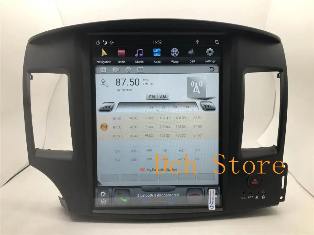 12 1 дюймовый IPS вертикальный экран Тесла стиль Android 9 0 Авторадио автомобильный DVD GPS