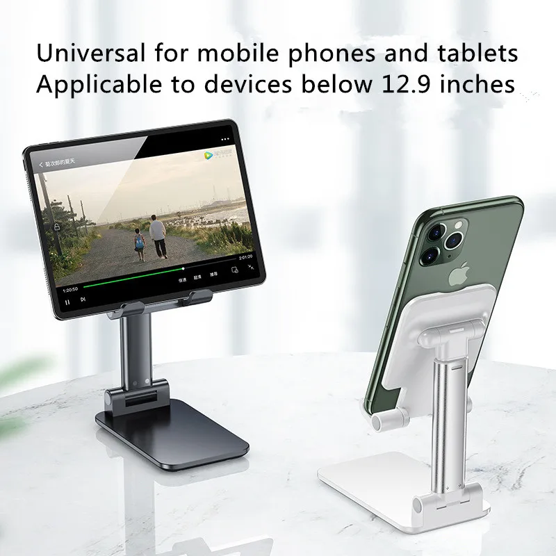 

Desktop Mobile Phone Holder Bracket Universal Lifting Fold Cellphone Holder Internet Celebrity Live Stand for Smartphone IPad