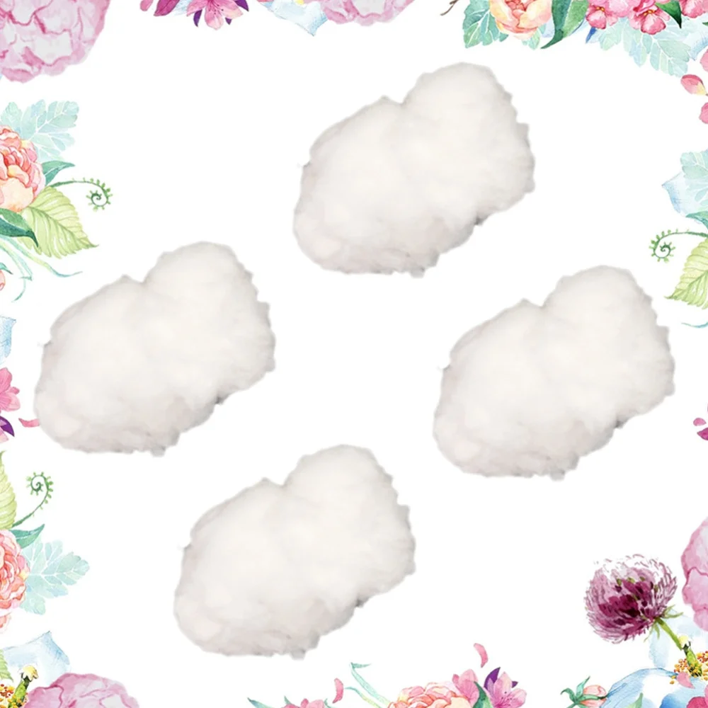

2Pcs Cloud Star Hanging Ornament DIY Pendant for Kids Room Party Wedding Decoration(White)