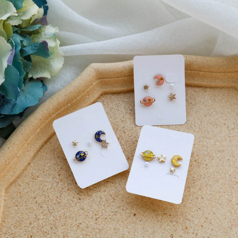 3 шт./комплект женские серьги гвоздики в виде планеты|Серьги-гвоздики| |