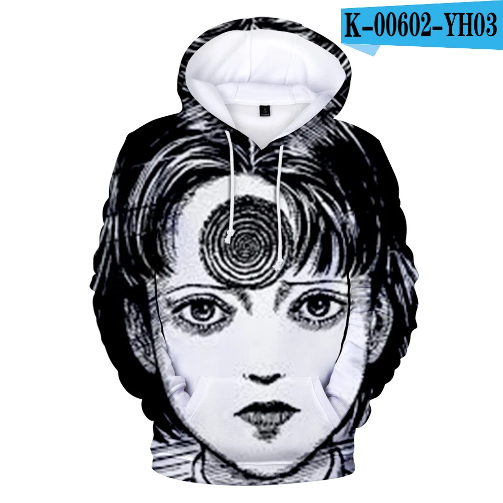 3D толстовки Толстовка junji ito 3D мужская брендовая Толстовка Забавный Повседневный Спортивный костюм пуловер Прямая поставка уличная женская одежда - Цвет: Бежевый