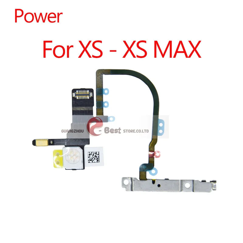 For XS power 1 шт. для iPhone X Xs Max XR кнопки отключения звука и регулировки громкости гибкий кабель для мобильного телефона запасные части - Цвет: For XS power