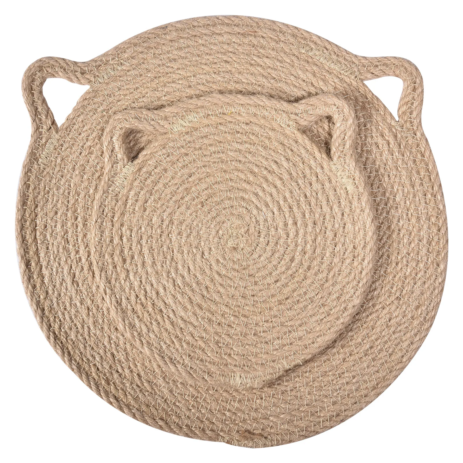 

Nordic Style Hand Woven Cotton And Linen Placemat Cat Type Anti Slip Heat Insulation Pad Bowl Mat Cup Pad Kitchen Accessories