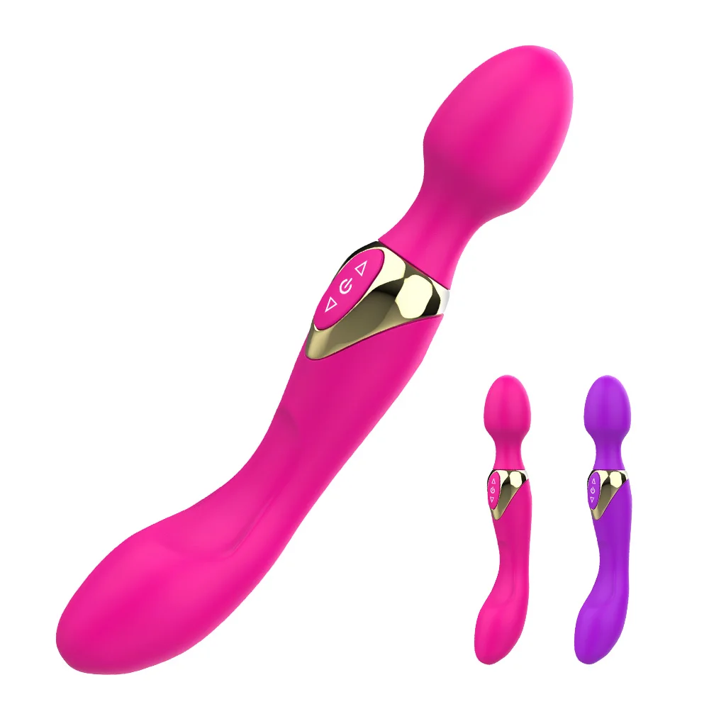 Женская игрушка для стимуляции клитора двойная головка 10 скоростей волшебная