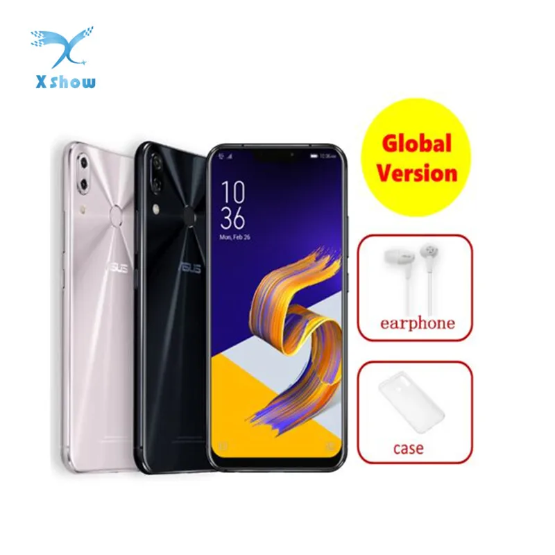 Глобальная версия ASUS Zenfone 5 ZE620KL 4 Гб ОЗУ 64 ПЗУ мобильный телефон Notch экран 6 2 дюйма