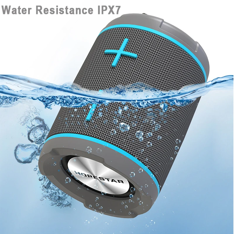 

Hopestar P1 IPX7 waterproof bluetooth speaker, new portable bicycle outdoor wireless PC speaker FM radio, small music center som