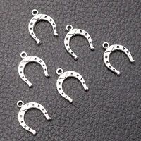 30pcslot silver plated saddle charm metal pendants diy necklaces bracelets jewelry handicraft accessories 1613mm p2223