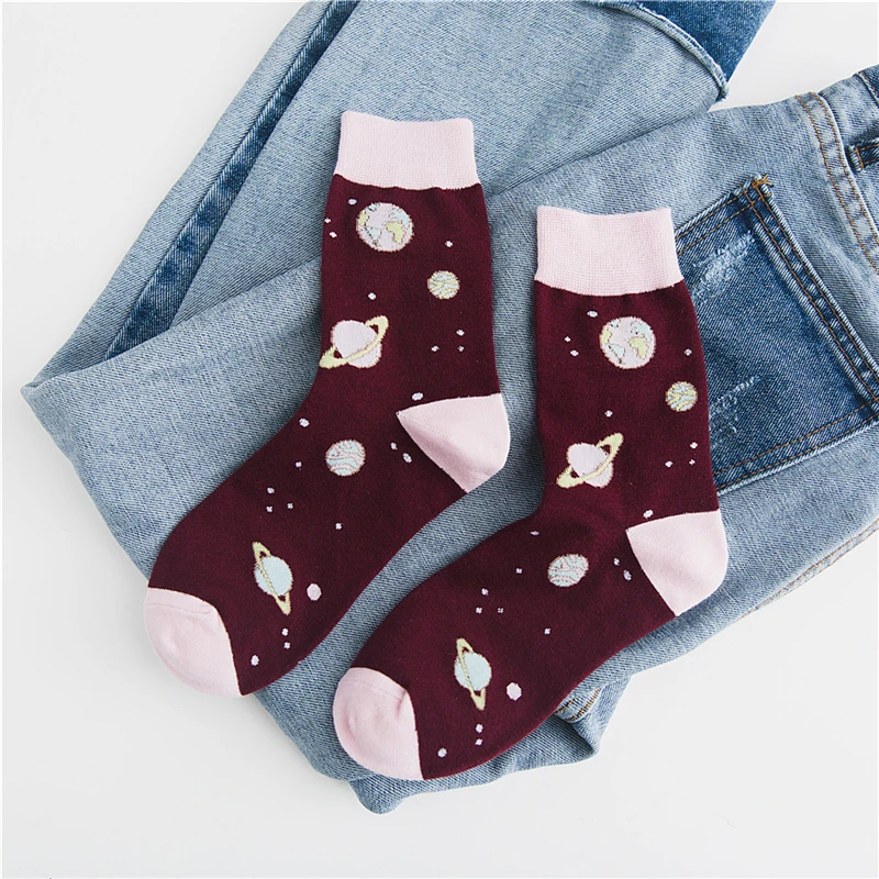 Носки женские жаккардовые в стиле хип-хоп | Женская одежда