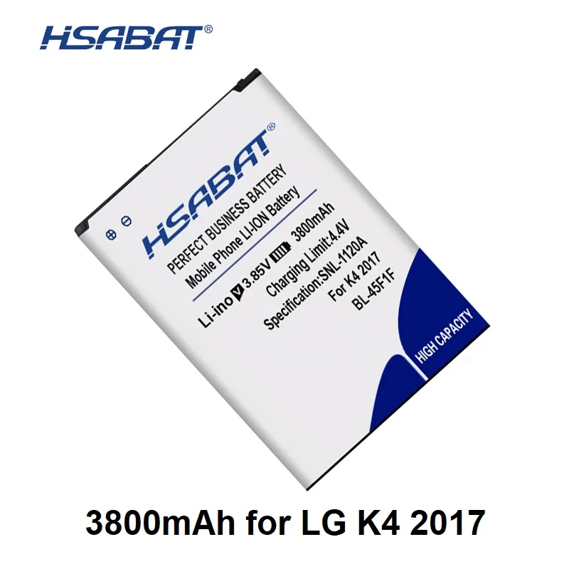 HSABAT BL-45F1F 3800 мА/ч, Батарея для LG k8 K4 K3 M160 LG Aristo MS210 X230K M160 X240K LV3( версия K8