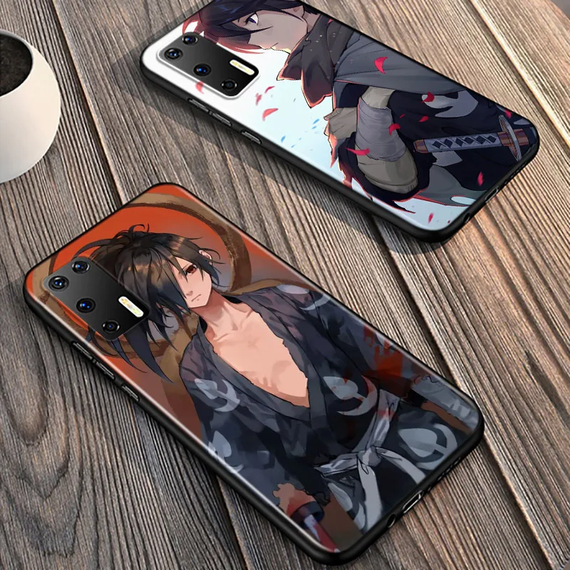 

Anime Dororo For Huawei P40 P30 P20 Pro P10 P9 P8 Lite E Plus 5G 2019 Phone Case Bright Black Silicone Cover