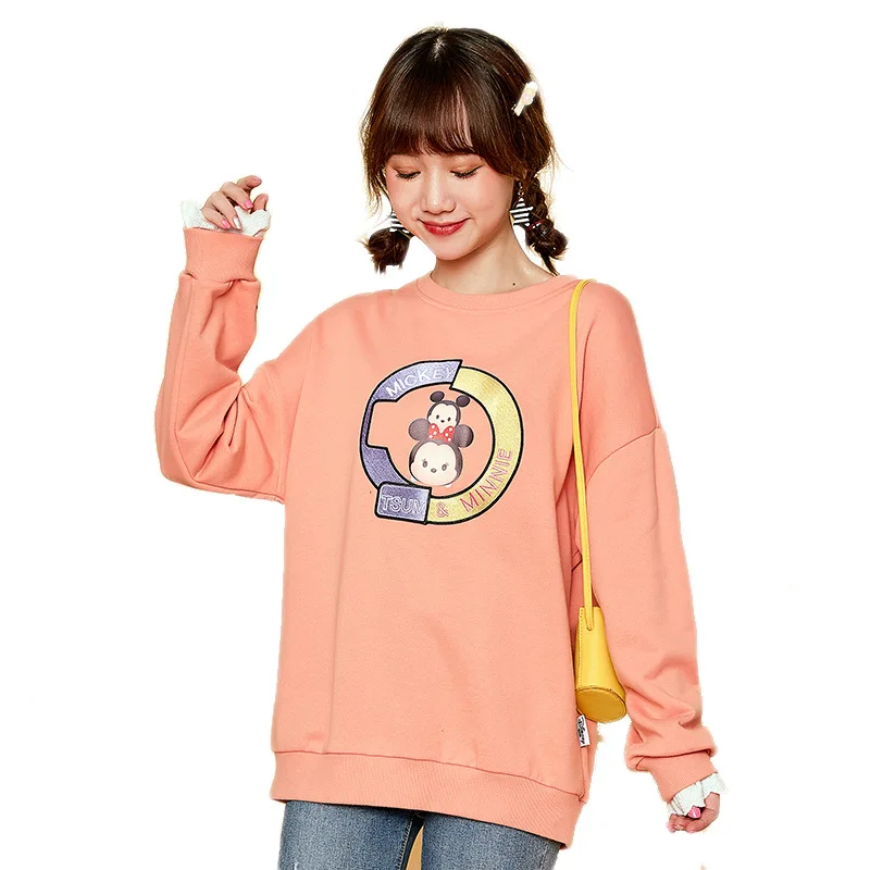 

Disney sports sweatshirt women's casual pullover loose Harajuku womens winter tops anime hoodies