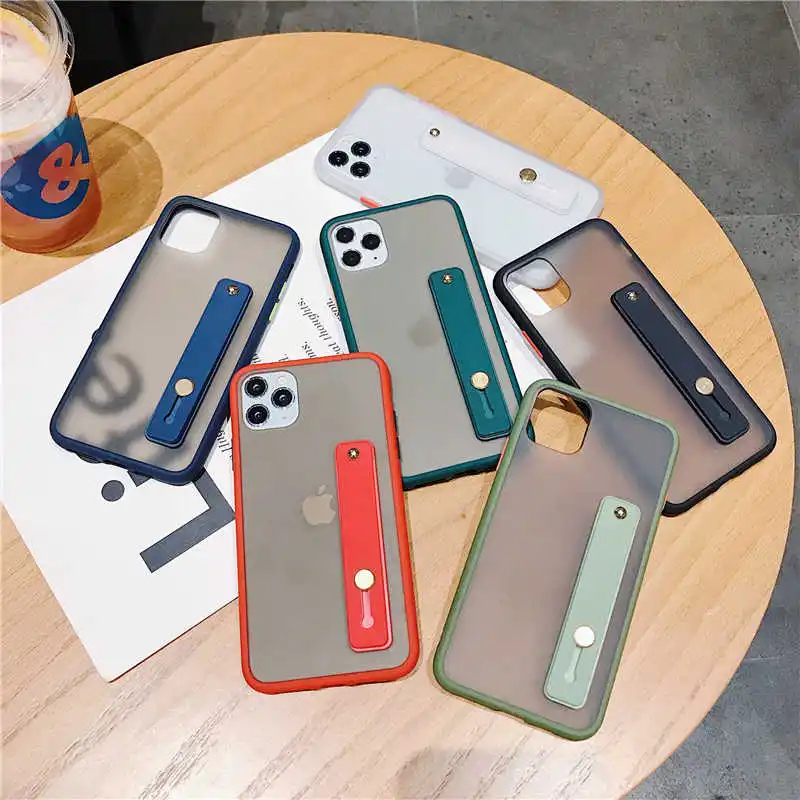 Матовый чехол на запястье для OPPO A9 A5 2020 Realme 5 Pro XT X2 C2 A91 A8 F9 R17 A3S A5S A7 A1K Reno 2Z ACE F11 K1