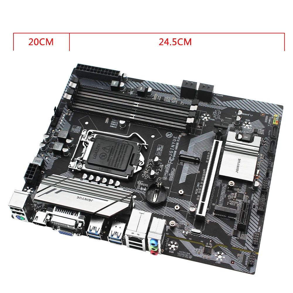 

LGA 1200 Motherboard B460 Support Intel Core i3/i5/i7 Series Processor DDR4 RAM 2666mhz Memory M.2 NVME M-ATX B460M GAMING PLUS