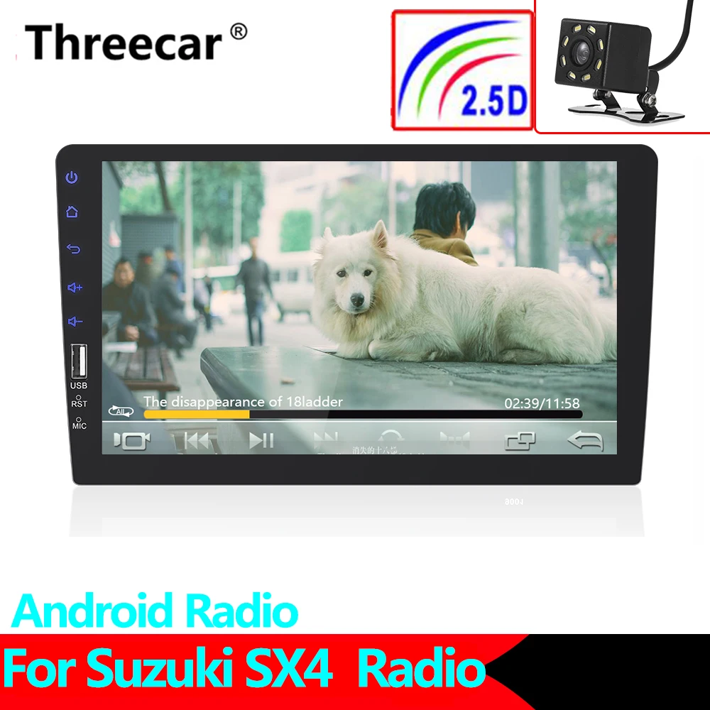 2Din 9 ''Android gps MP5 автомобильный магнитофон стерео wifi Автомобильный dvd-плеер для Suzuki SX4 2006 2007 2008 2009 2010 2011 2012