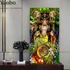 Алмазная живопись большого размера 5D сделай сам, абстрактная богиня, бриллиант, вышивка крестиком, девушка темноты, домашнее искусство