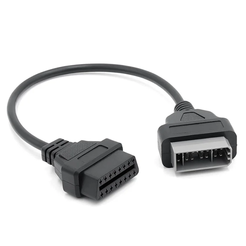 Для Nissan 14pin к OBD2 16Pin разъем адаптер 14 pin OBD II 16 контактный кабель передачи данных| |