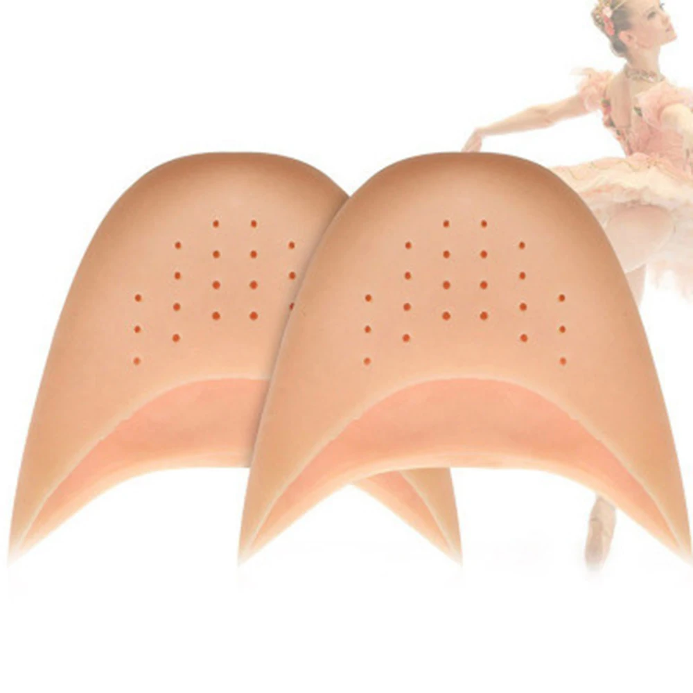 Ballet Dance Tiptoe Toe Shoes Cap Cover Pads Silicone Pouch Toe Protector Anti-slip Feet Cover Insole Women Feet Care Tool 1Pair images - 6