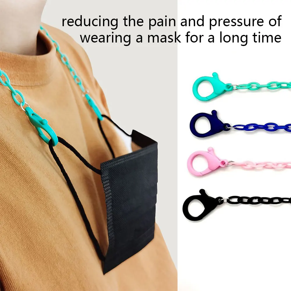 2 шт. регулируемый акриловый маска шнурки с медведем для хранения наружных