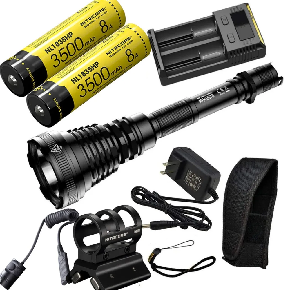NITECORE MH40GTR 1200 люмен Ультра большой диапазон 1004 м охотничий фонарик Тактический