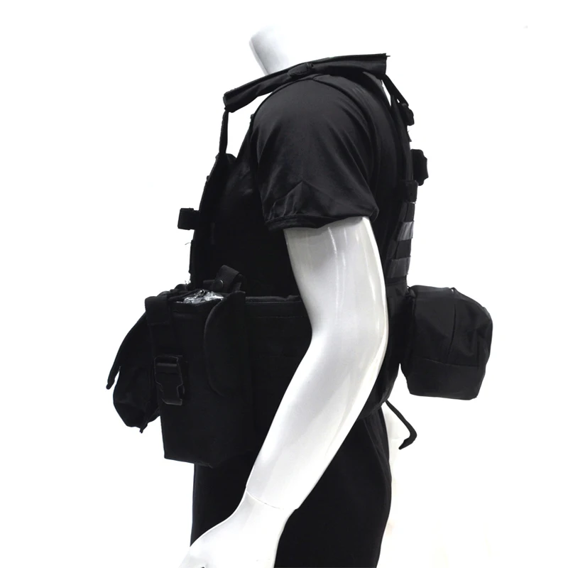 

Nylon Webbed Gear Tactical Vest Body Armor Hunting Carrier Airsoft Accessories 6094 Pouch Combat Camo Military Army Vest