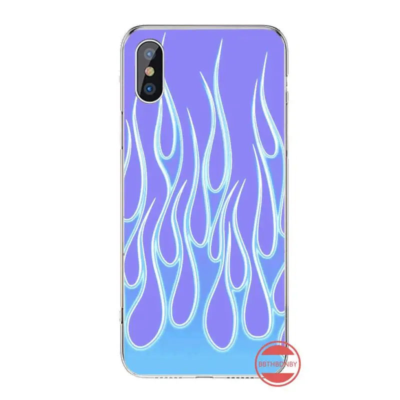 

Red Green Flames Fire Pattern Phone Case For iphone 12 5 5s 5c se 6 6s 7 8 plus x xs xr 11 pro max
