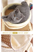 Cat Scratching Post Climbing Tower Tree House Dual-use Four Seasons Sisal Rope Climbing Frame Cats Mat Scratch Toys Play House