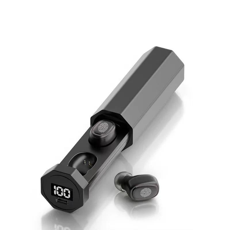 

A7 TWS5.0 bluetooth headset with microphone sports waterproof touch control wireless headset compact portable phone headset