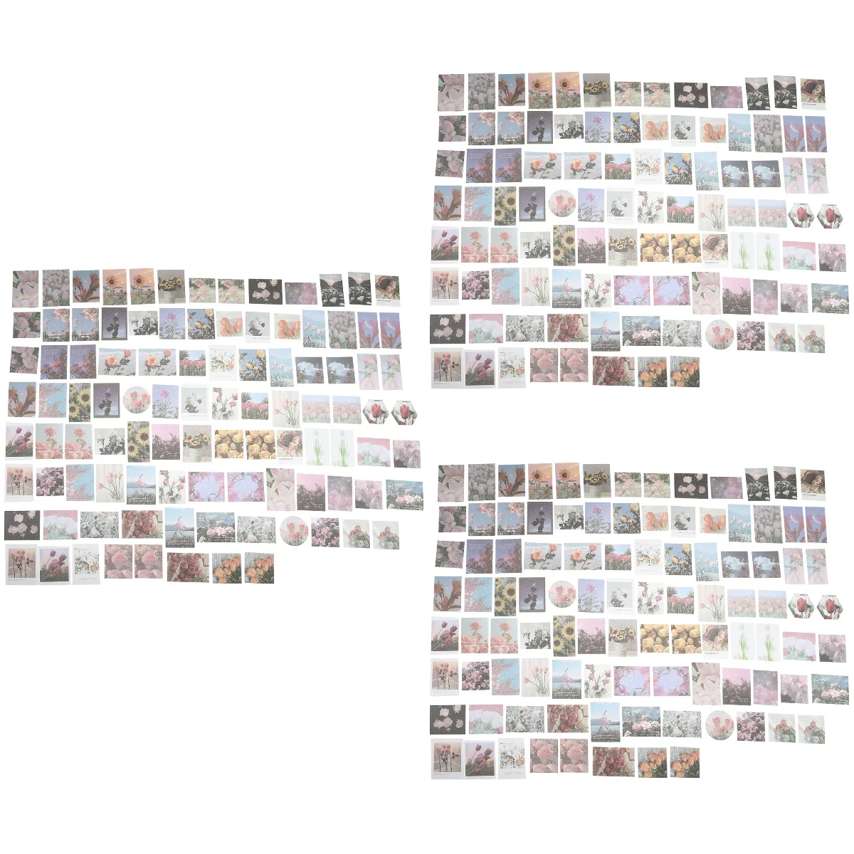 

600 pcs Adhesive DIY Stickers Hand Account Scrapbook Craft Stickers Decals