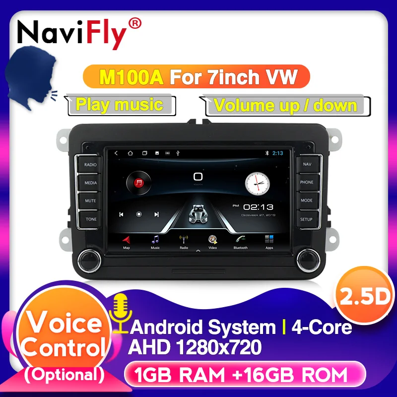 Автомобильный мультимедийный плеер 4G LTE DSP Android радио аудио GPS для VW Volkswagen SKODA GOLF 5