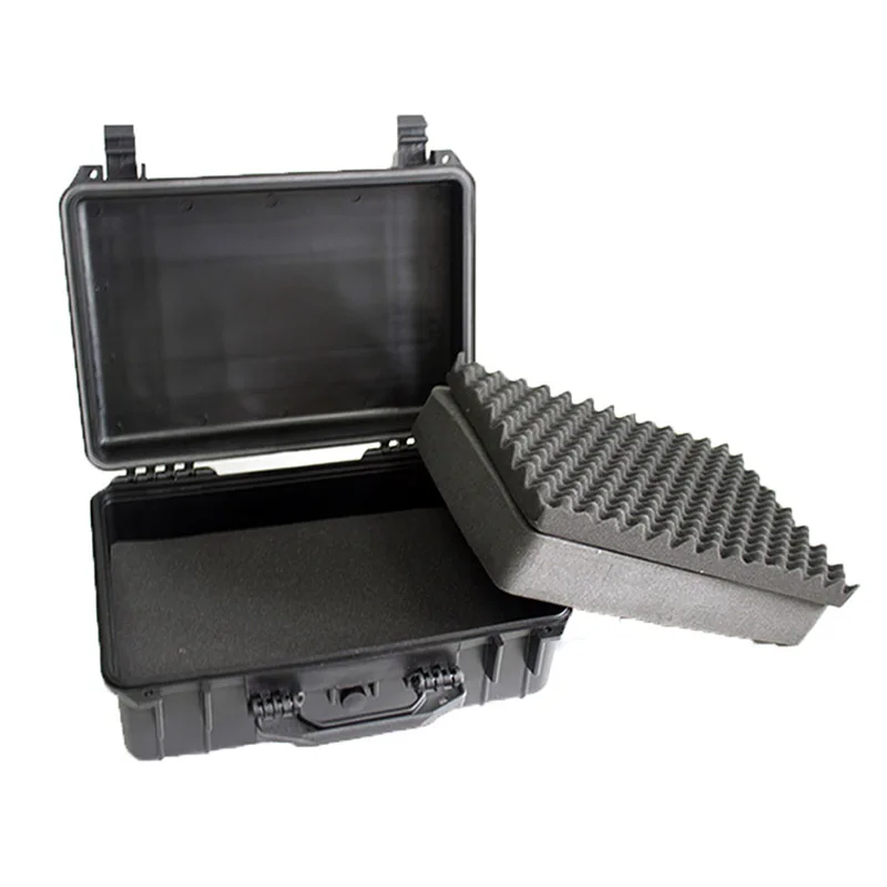 

Tool case toolbox suitcase Impact resistant sealed waterproof plastic case equipment box camera case Meter box with pre-cut foam