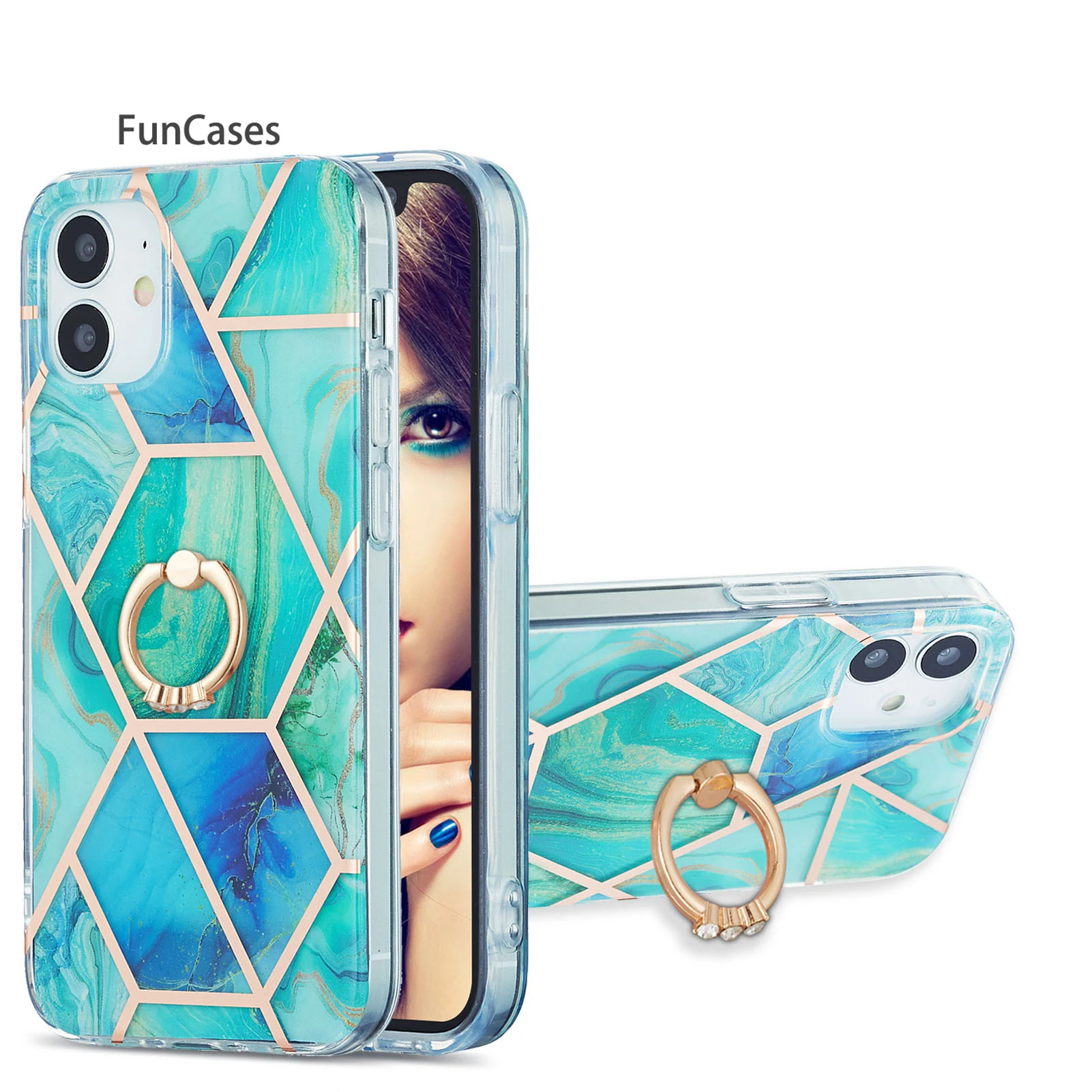 Лидер продаж, мраморные Чехлы для estojo Apple iPhone 12 Pro, светящиеся мягкие IMD Чехлы для Apple iPhone carcaso 12 Mini Pro Max