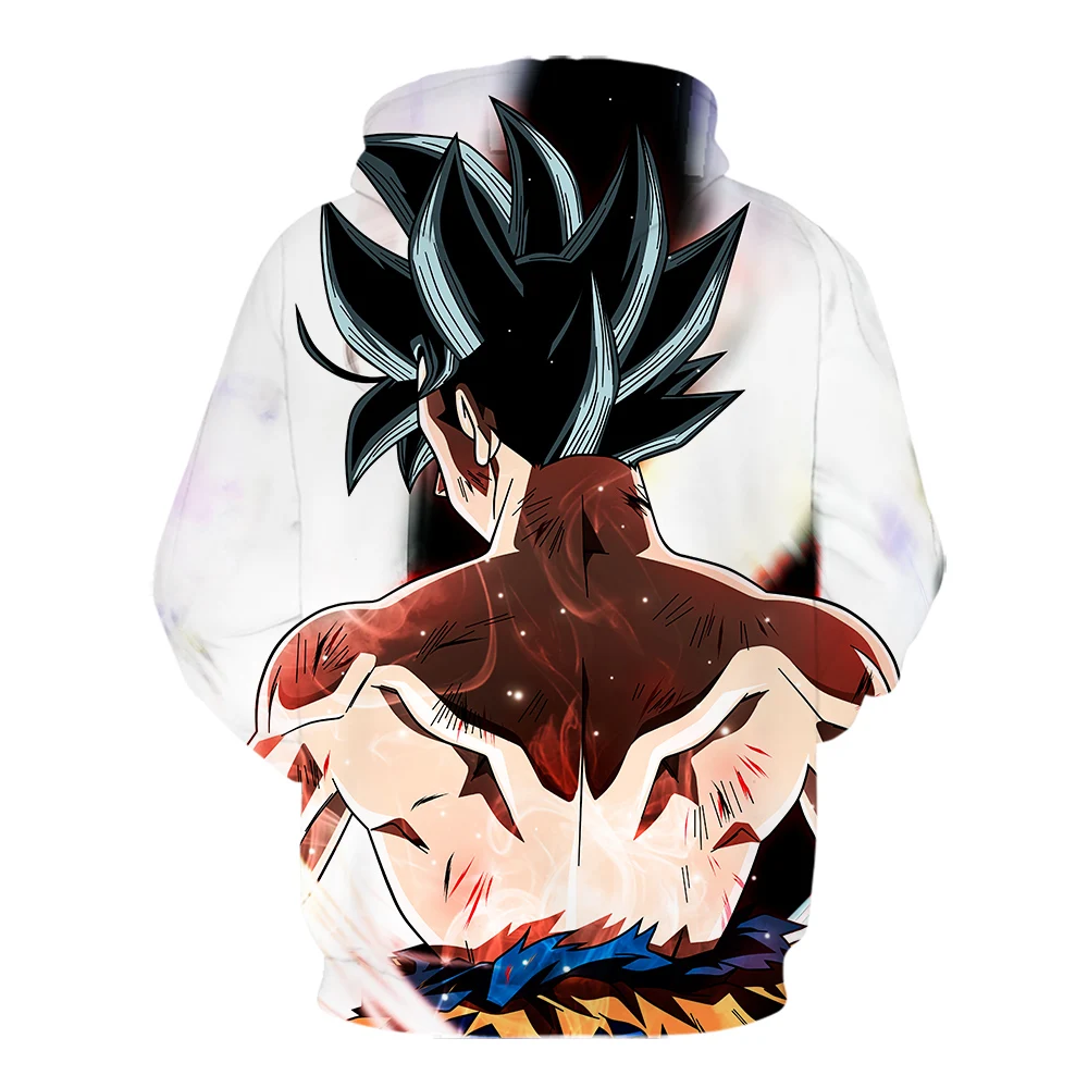 Лидер продаж поступление популярные Dragon Ball Z Kakarotto Goku 3D толстовки с принтом для мужчин и женщин толстовки с капюшоном в стиле хип-хоп Пуловер с карманами