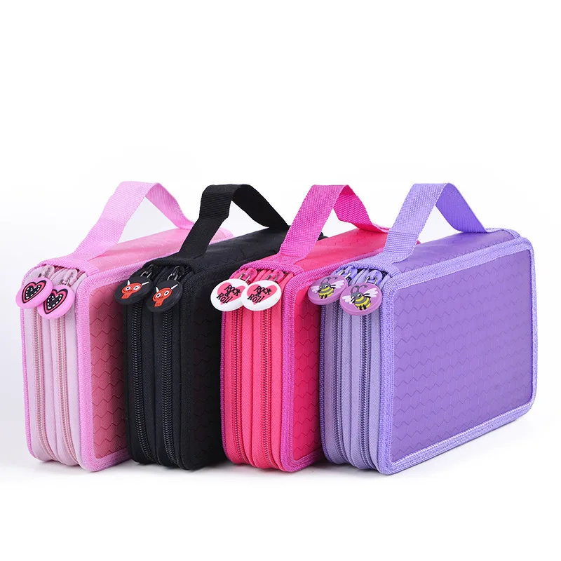 

Cute School Pencil Case for Girls Boys Pencilcase 2 Layers 32 Holes Multi Pen Box Kawaii Big Cartridge Bag Stationery Supplies