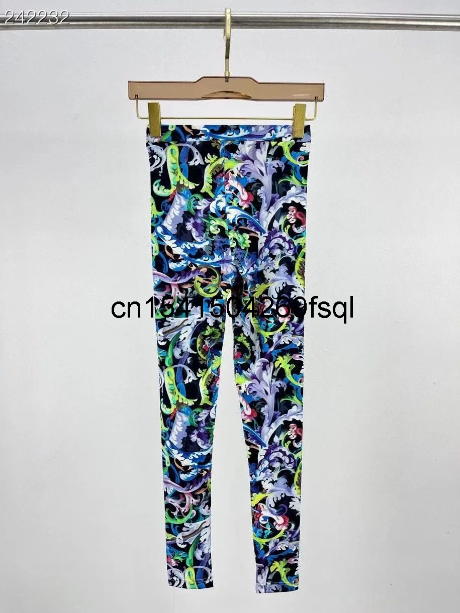 

Новинка 2021, женские повседневные Леггинсы высокого качества, женские длинные леггинсы с высокой талией и принтом для фитнеса