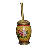 chinese old tibetan craft brass cloisonne chinese medicine crusher
