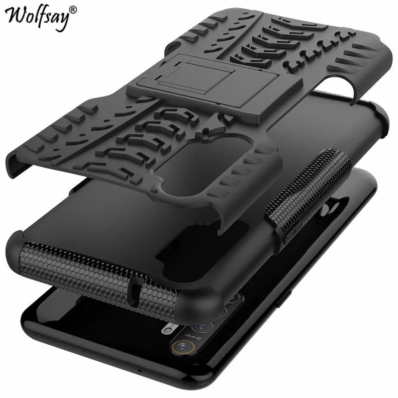 Чехол для Realme XT противоударный резиновый ЖЕСТКИЙ чехол телефона из