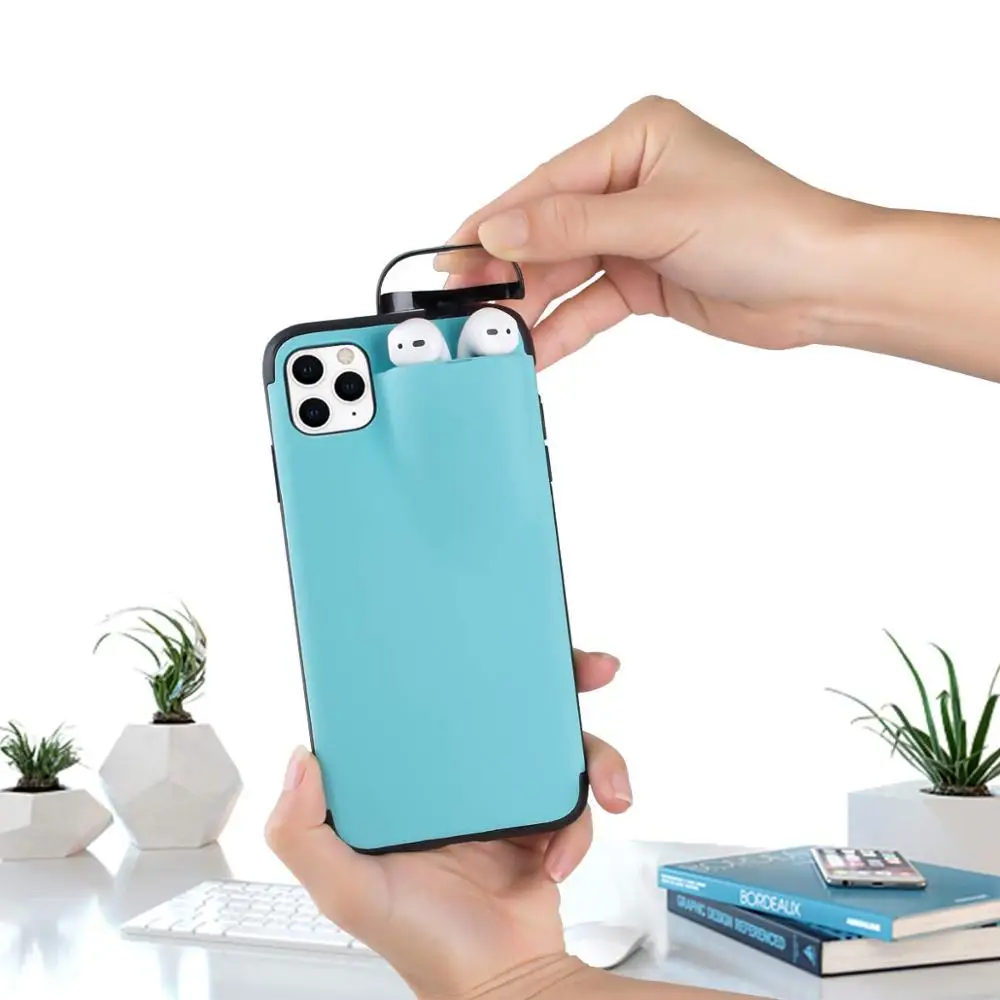 Чехол для iPhone 11 Pro Max Xs XR X 6s 6 Plus 7 8 SE 2020 чехол 2 в 1 из жидкого силикона гарнитуры