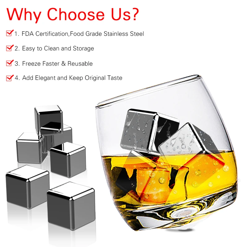 6 Штук Многоразового Использования замороженных камней в кубиках льда из