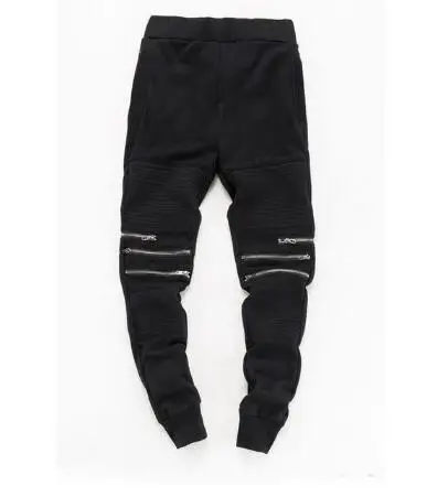 Модные женские велосипедные брюки-джоггеры на молнии, мужские брюки в стиле хип-хоп, крутые спортивные брюки, брюки Kanye West Swag, городская одежда для мужчин